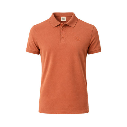 Mario Russo Polo Vittorio Button-Up – Heren Polo van 100% Katoen met Stijlvolle Knoopsluiting