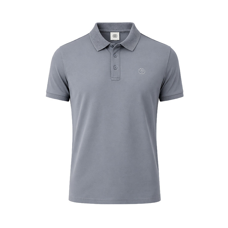 Mario Russo Polo Vittorio Button-Up – Heren Polo van 100% Katoen met Stijlvolle Knoopsluiting