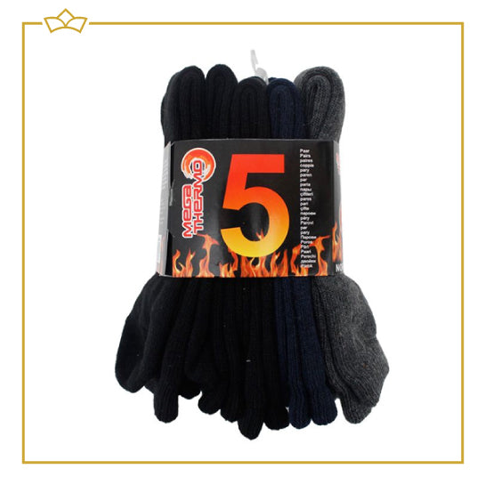 5-pack Thermosokken - Diverse Maten - Optimaal Warmtecomfort