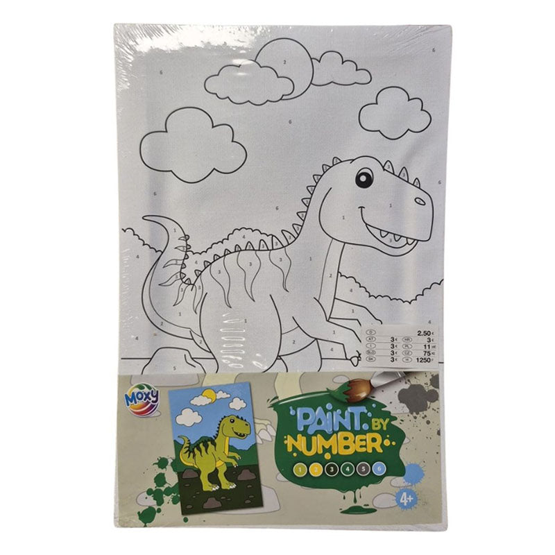 Moxy Schilderen op Nummer Canvas Set – Paint by Numbers DIY Schilder Set