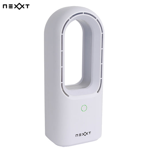 NEXXT Bladeless Ventilator met LED Licht – Stille Tafelventilator zonder Bladen