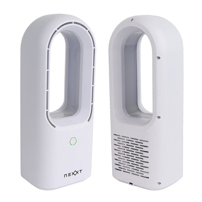 NEXXT Bladeless Ventilator met LED Licht – Stille Tafelventilator zonder Bladen