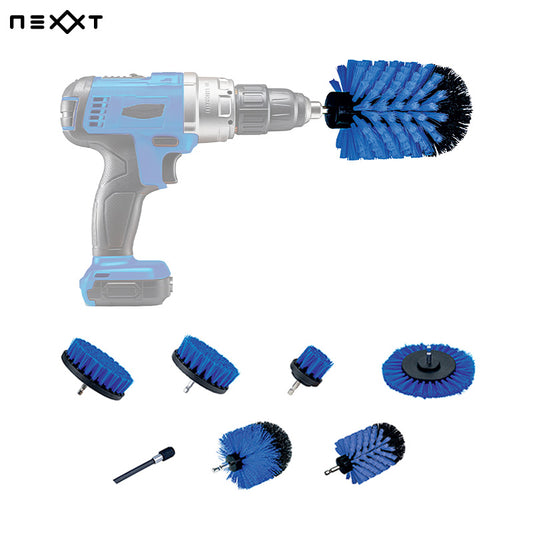 Nexxt 7-delige Borstelset voor Boormachine – Krachtig Schoonmaken zonder Schrobben