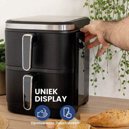 Dubbele Airfryer 2x 5,5L – 2800W