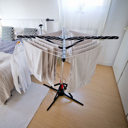 Nexxt Elektrische Ronddraaiende Droogmolen – Automatische 17 m Waslijn