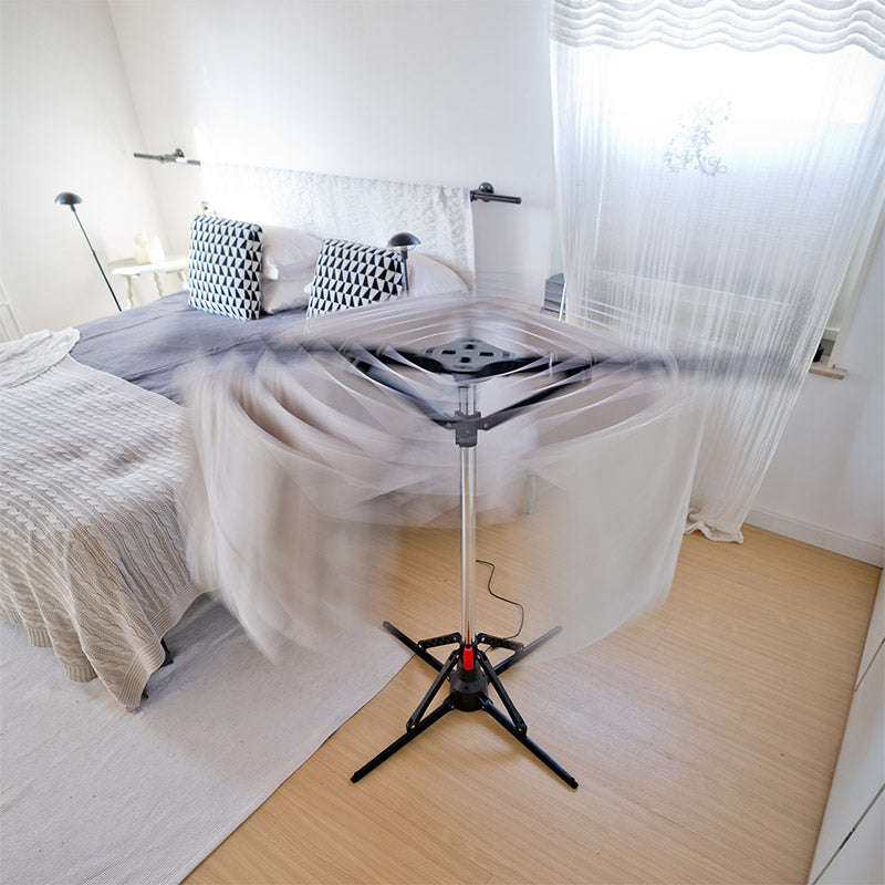 Nexxt Elektrische Ronddraaiende Droogmolen – Automatische 17 m Waslijn