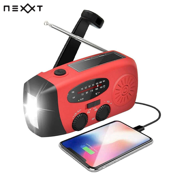 Noodradio – AM/FM/WB – Powerbank – LED Zaklamp