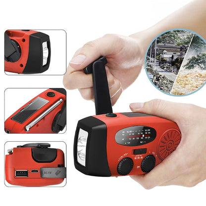 Noodradio – AM/FM/WB – Powerbank – LED Zaklamp