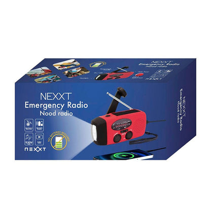 Noodradio – AM/FM/WB – Powerbank – LED Zaklamp