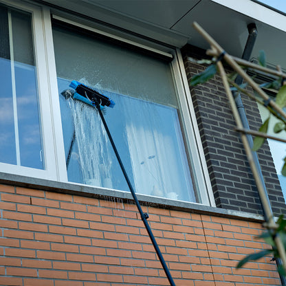 Nexxt Telescopische Waterbezem 4,6M – Wasborstel met Waterslang en Zeepdispenser