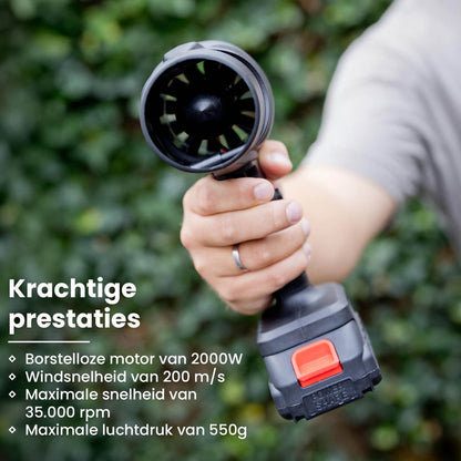 Turbo Jet Blower Luchtblazer – Krachtig, Draadloos en Multifunctioneel