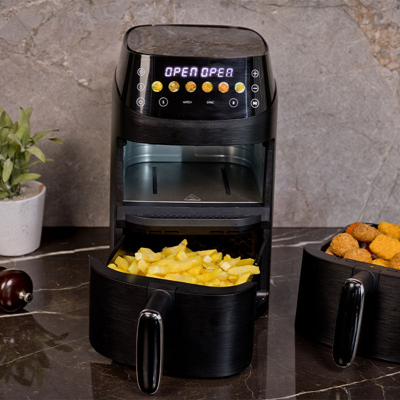 Nexxt Double Stack Airfryer met Dubbele Lade