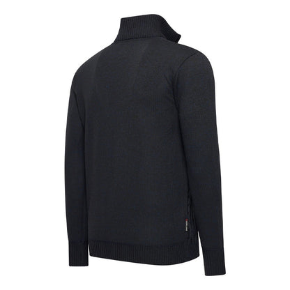 Selt Half Zip Kabeltrui – Tijdloze Stijl en Comfort in Ecru & Navy