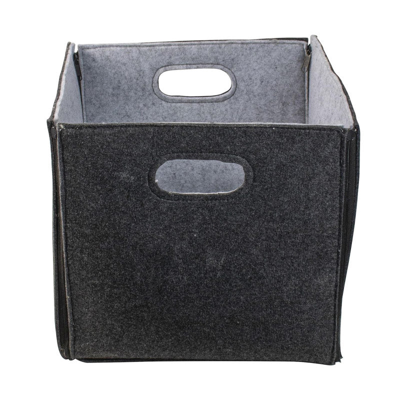 Opbergmand van Vilt met Ritsen – 30 cm