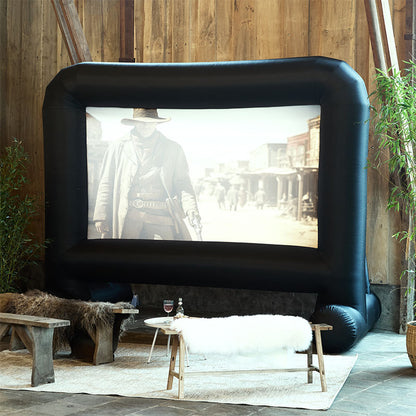 Opblaasbaar Projectiescherm – Outdoor Filmscherm met Luchtblazer voor Buitenbioscoop