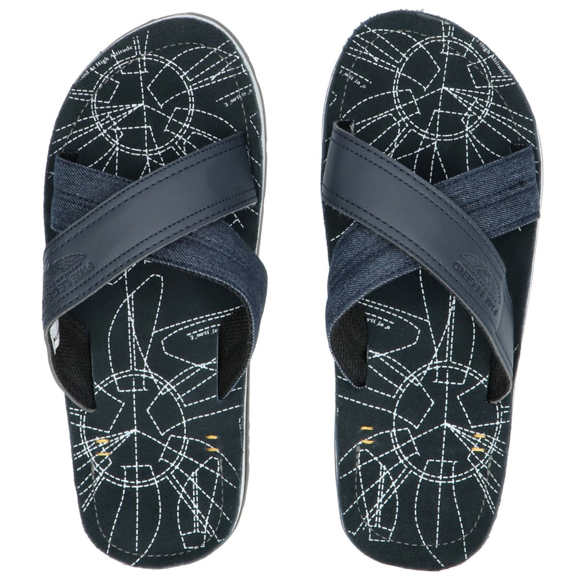 Haig Slippers – Blauw & Denim Blauw
