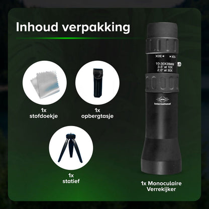 Monoculair Telescoop – 10-30×35