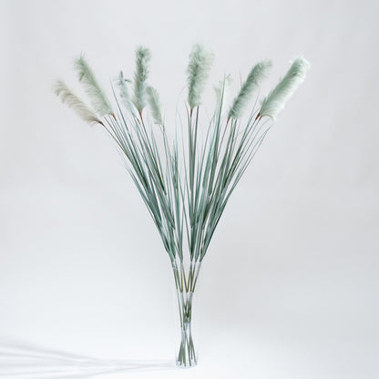 Kunst Pampasgras met Groene Pluim – Trendy Sfeer zonder Onderhoud