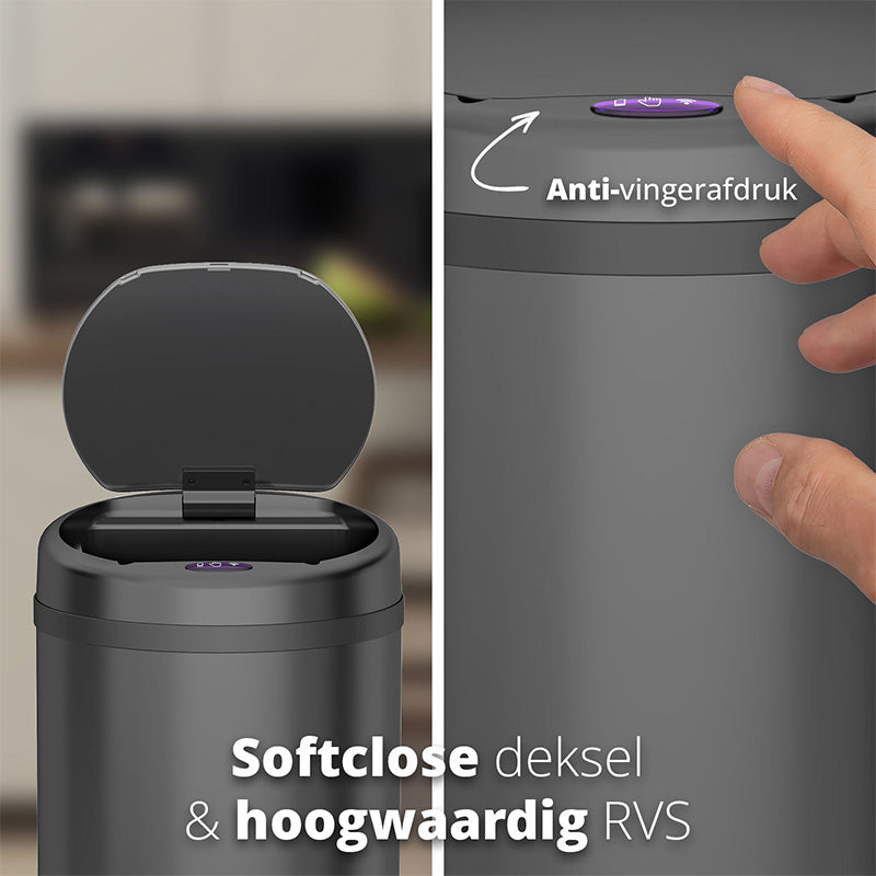 Peak Sensor Prullenbak 50L – Hygiënisch en Modern