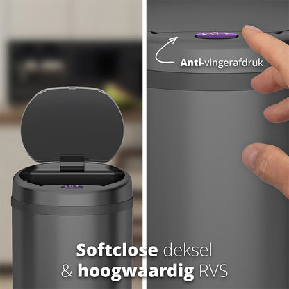 Peak Sensor Prullenbak 50L – Hygiënisch en Modern
