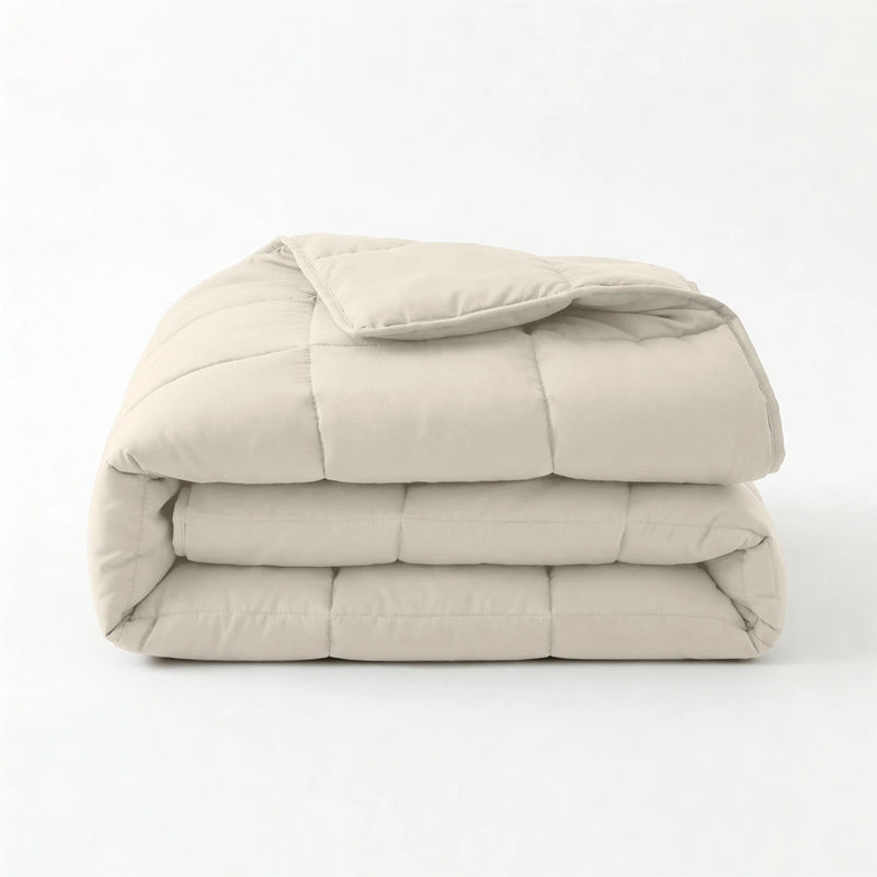 Lazy Dekbed Percale – Antraciet, Taupe & Beige