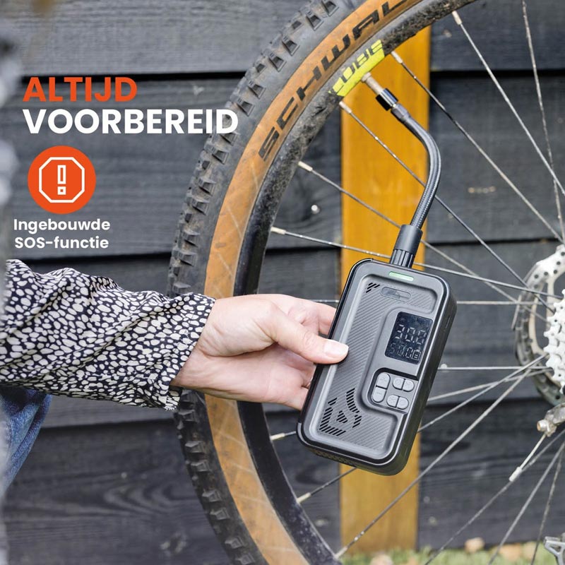 Draagbare Luchtcompressor – Compact & Draadloos