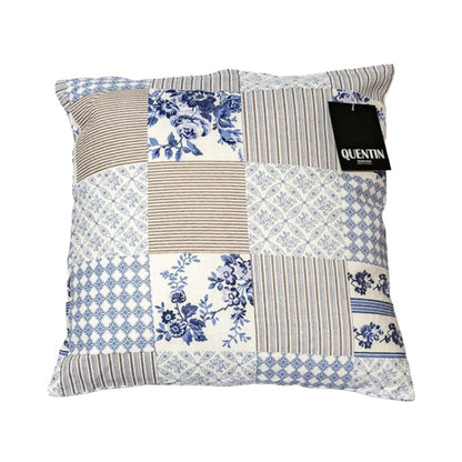 Quentin Sierkussens 40x40 cm 2-Pack – Blueprint Design met Vulling