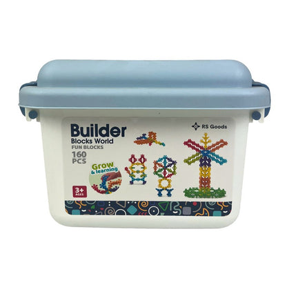 RS Goods Bouwblokken Set 160 Stuks – Creatief Speelgoed voor Kinderen