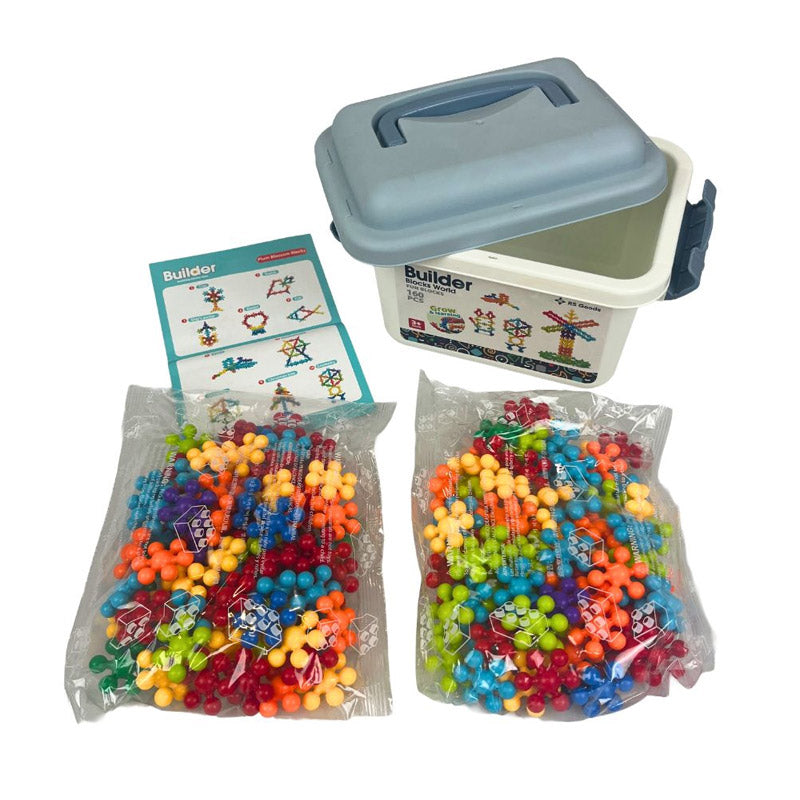 RS Goods Bouwblokken Set 160 Stuks – Creatief Speelgoed voor Kinderen