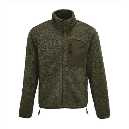 Teddy Fleece Jacket met Borstzak – Heerlijk Warm & Superstijlvol