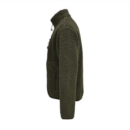 Teddy Fleece Jacket met Borstzak – Heerlijk Warm & Superstijlvol
