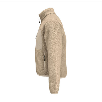 Teddy Fleece Jacket met Borstzak – Heerlijk Warm & Superstijlvol