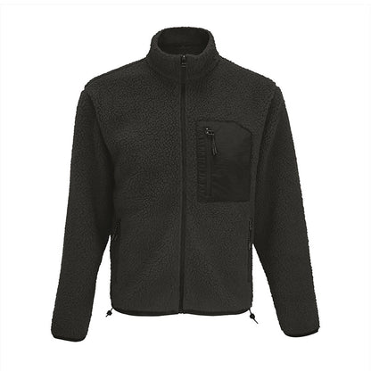 Teddy Fleece Jacket met Borstzak – Heerlijk Warm & Superstijlvol