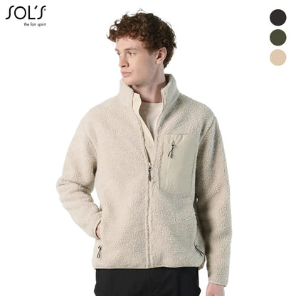 Teddy Fleece Jacket met Borstzak – Heerlijk Warm & Superstijlvol