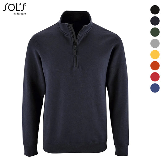 Half-Zipper Sweater - Model Stan: Comfort en Stijl Gecombineerd