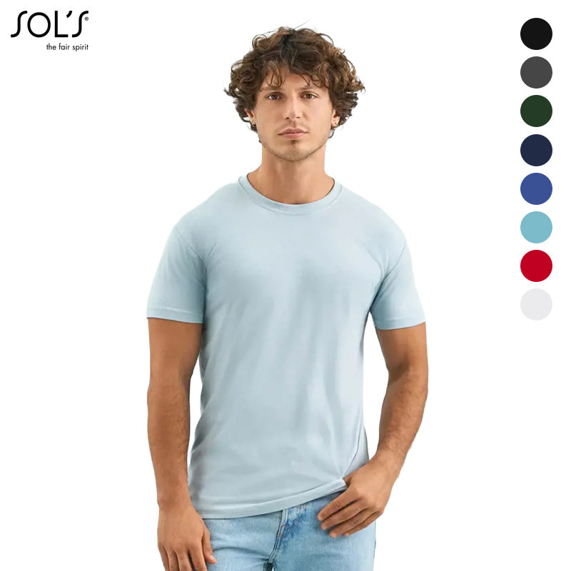 SOL'S Imperial T-shirt Heren – 100% Katoen Regular Fit 190 GSM