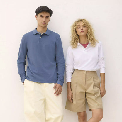 Pacific Longsleeve Polo – Tijdloos, Comfortabel en Stijlvol