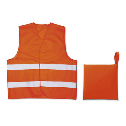 Veiligheidsvest met Zelfklevende Bevestiging – Zichtbaarheid en Veiligheid in Eén