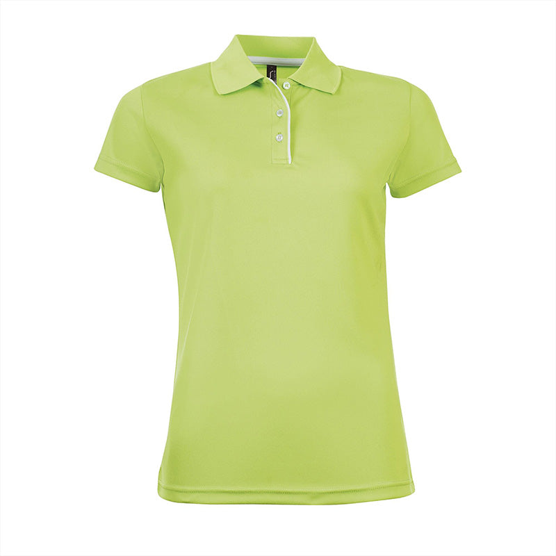 SOL'S Performer Women Sport Polo – Dames Sport Polo Shirt Ademend & Sneldrogend