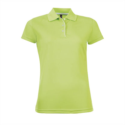 SOL'S Performer Women Sport Polo – Dames Sport Polo Shirt Ademend & Sneldrogend