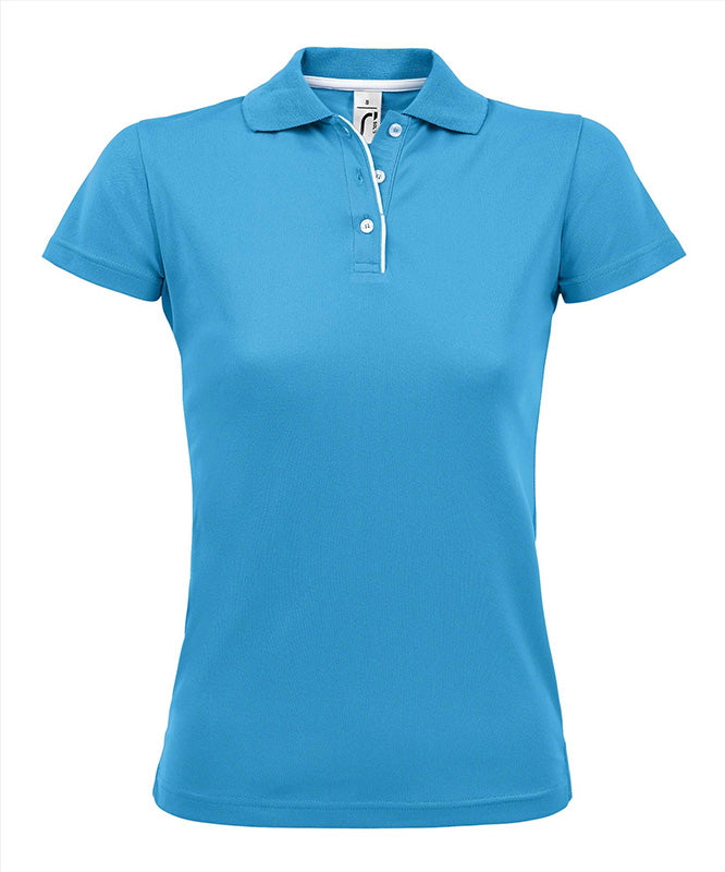 SOL'S Performer Women Sport Polo – Dames Sport Polo Shirt Ademend & Sneldrogend