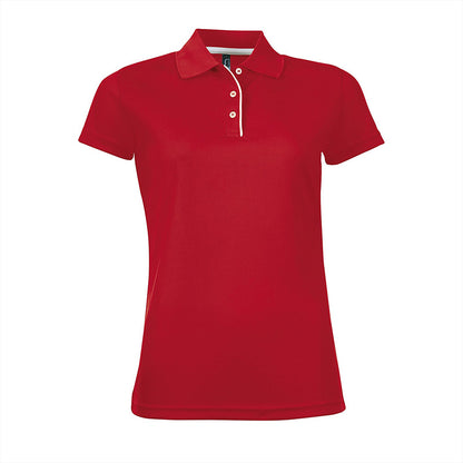 SOL'S Performer Women Sport Polo – Dames Sport Polo Shirt Ademend & Sneldrogend