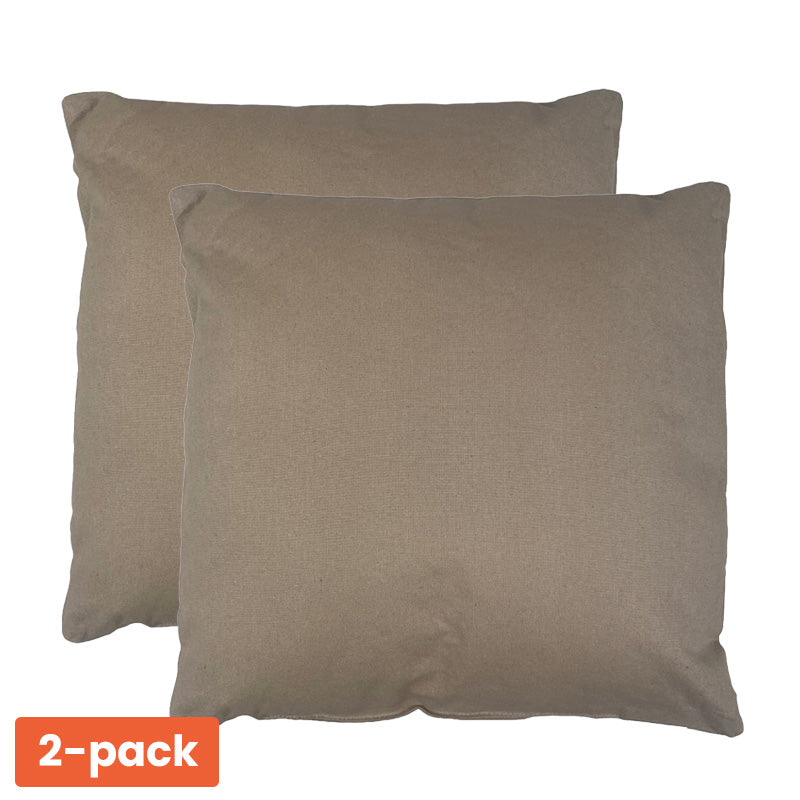 Sierkussens 40x40 cm 2-Pack – Katoenen Kussens in 4 Kleuren