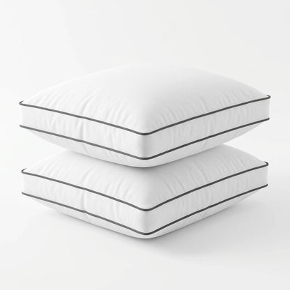Sleeptime Box Cotton Kussens 2-Pack – Comfortabele Hoofdkussens 50x60x10 cm