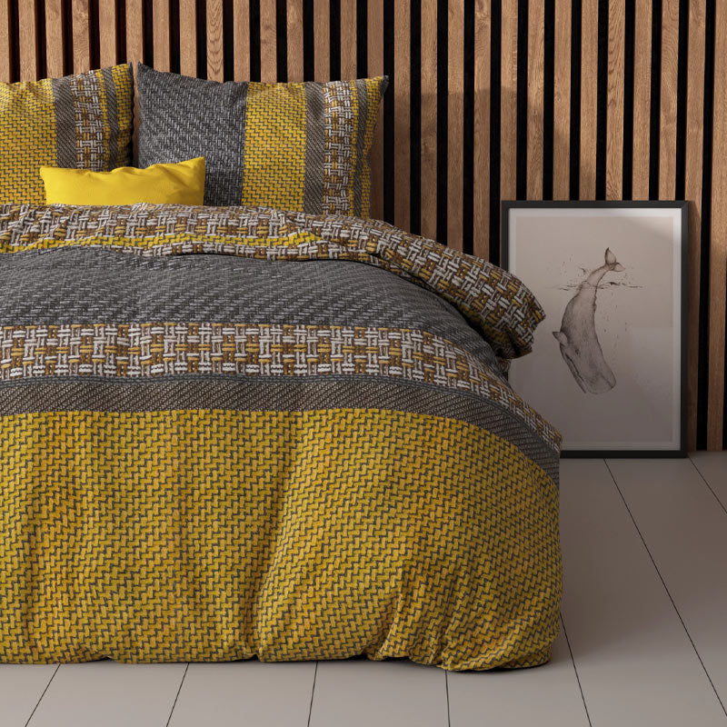 1+1 actie - Dekbedovertrek Altor Goud