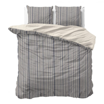 Pure Dekbedovertrekken – Blue Regatta, Linear Linen, Blue Willow & Clay Contours