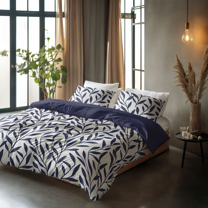 Pure Dekbedovertrekken – Blue Regatta, Linear Linen, Blue Willow & Clay Contours