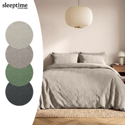 Sleeptime Curve 3D Dekbedovertrek – 4 Kleuren – Zacht Microvezel