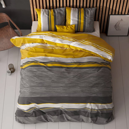 Sleeptime Drake Dekbedovertrek Zwart – Luxe en Stijlvol Dekbedovertrek voor de Slaapkamer