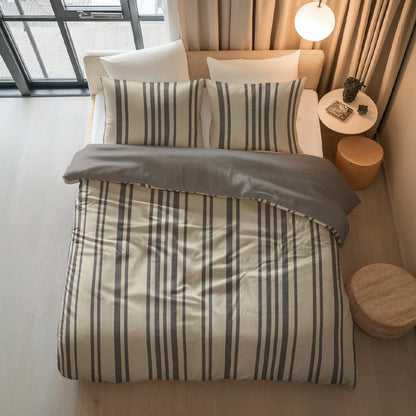 Pure Dekbedovertrekken – Blue Regatta, Linear Linen, Blue Willow & Clay Contours